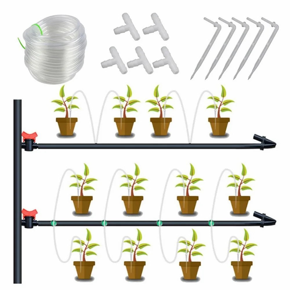 10m PVC Water Pipe Garden Drip Irrigation Clear Hose Fittings for Automatic Waterer 10m PVC Water Pipe Garden Drip Irrigation Clear Hose Fittings for Automatic Waterer